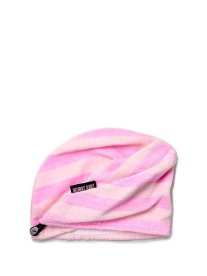 Полотенце для волос Виктория Сикрет Striped Hair Towel