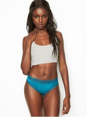 Трусики стринги Victoria’s Secret Lace Thong panty 