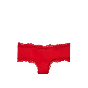 Трусики Victoria’s Secret Very Sexy Lace Strappy Cheeky panty Lipstick❤️