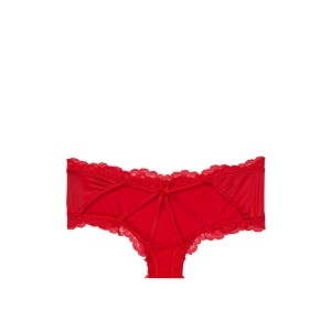 Трусики Victoria’s Secret Very Sexy Lace Strappy Cheeky panty Lipstick❤️