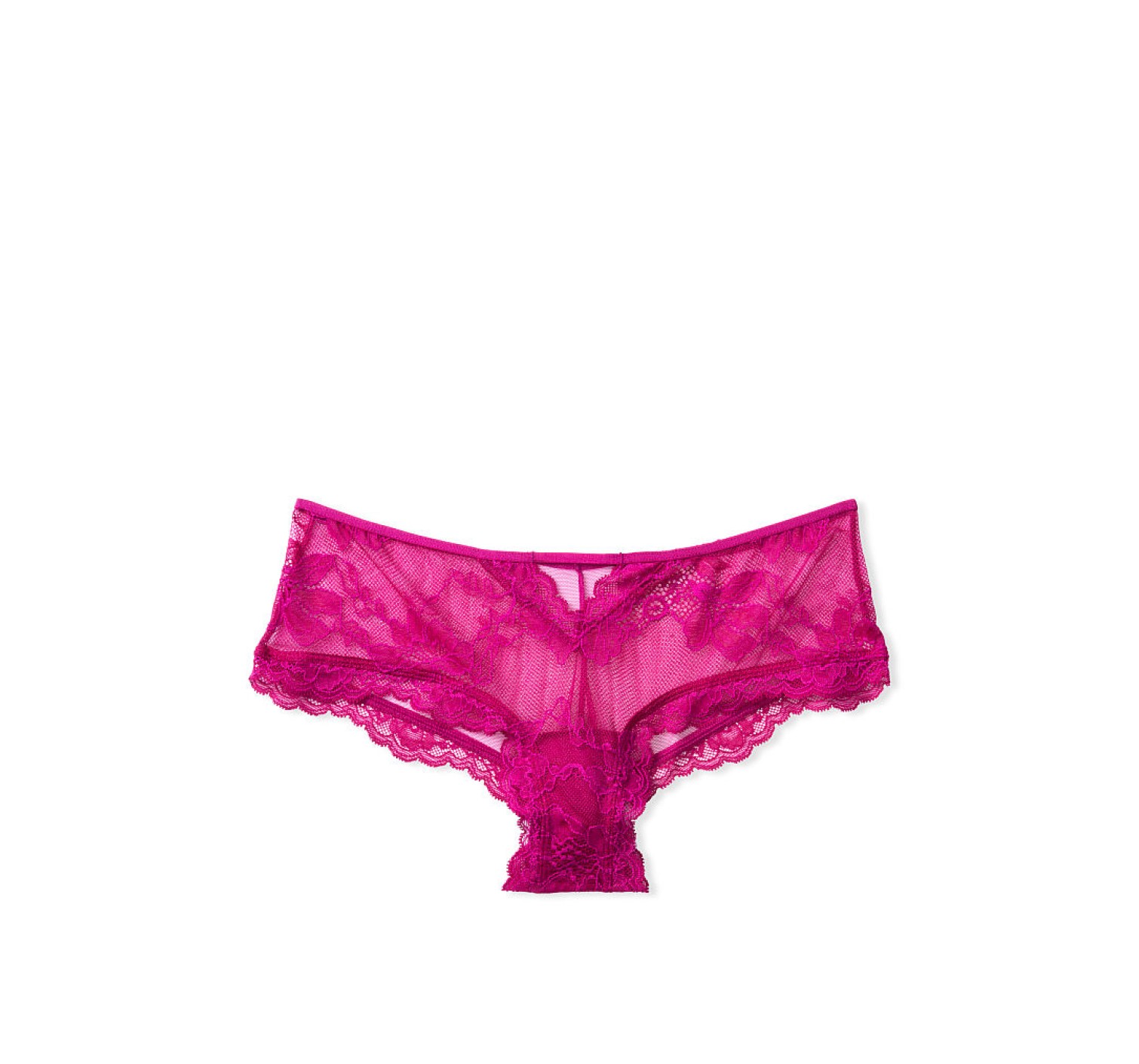 Трусики Victoria’s Secret Very Sexy Fuchsia Lace Strappy Cheeky panty