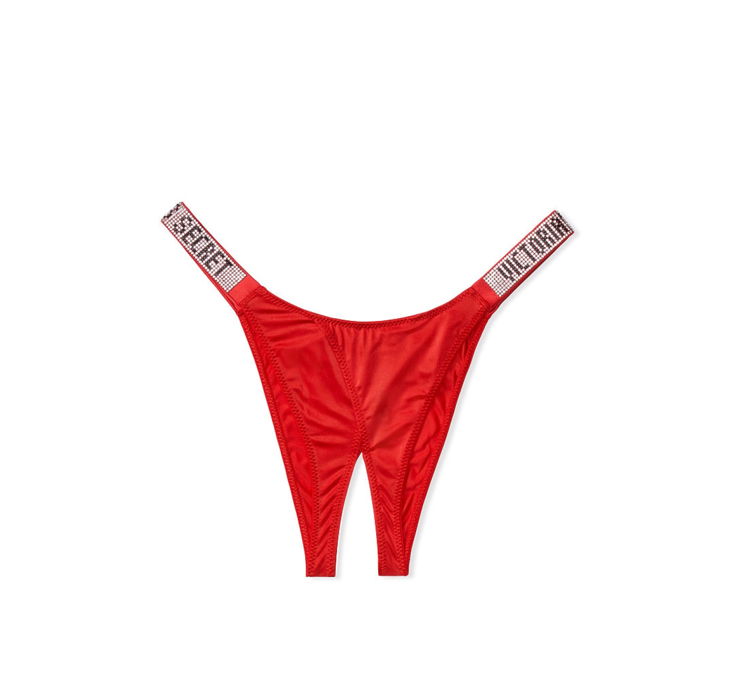 Комплект белья Victoria’s Secret Very Sexy Embellished Strap Push-up Bra set Lipstick❤️