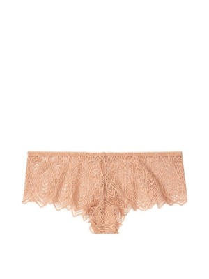 Трусики Victoria's Secret Very Sexy Peacock Lace Beige Cheeky Panty