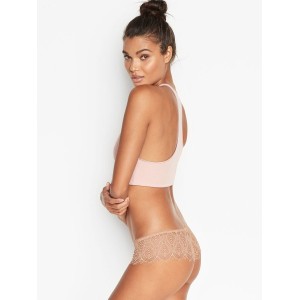 Трусики Victoria's Secret Very Sexy Peacock Lace Beige Cheeky Panty