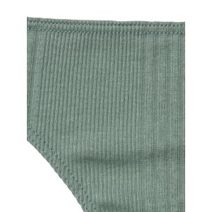 Трусики стринги Victoria's Secret Pink Ribbed Cotton Thong Panty green