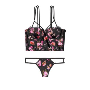 Комплект белья Victoria's Secret Very Sexy Lightly Lined Strappy Bustier & Thong Panty 