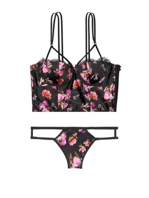 Комплект белья Victoria's Secret Very Sexy Lightly Lined Strappy Bustier & Thong Panty 