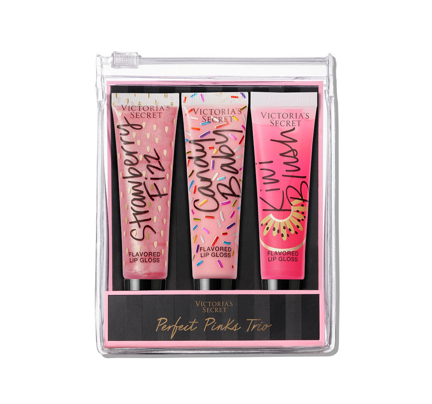 Подарочный набор блесков Victoria’s Secret Perfect Pinks Lip Trio