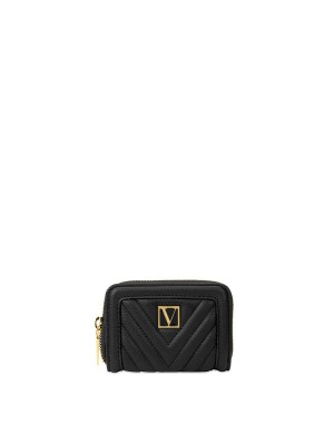 Кошелек Victoria’s Secret Small Wallet V-Quilt Black