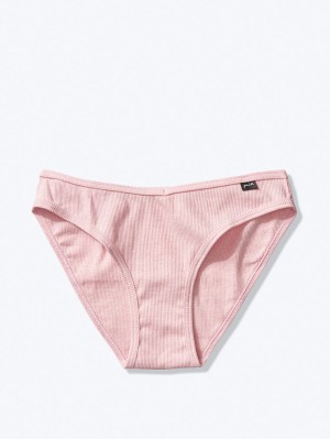 Трусики бикини Victoria's Secret Ribbed Cotton Bikini panty