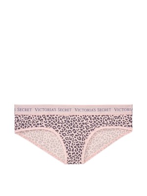 Трусики Victoria's Secret Cotton Hiphugger panty VS logo Leo print