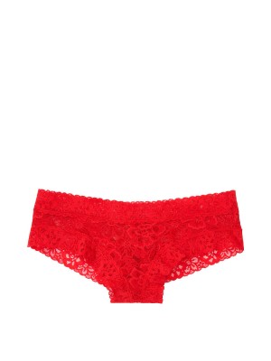 Трусики чіки Victoria's Secret Lipstick Lace Cheeky panty