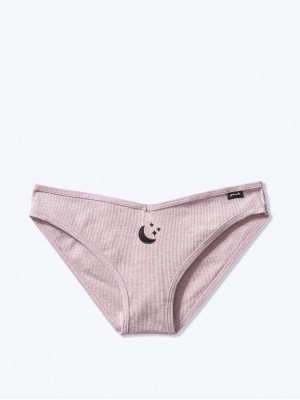 Трусики бикини Victoria's Secret Ribbed Cotton Thong panty