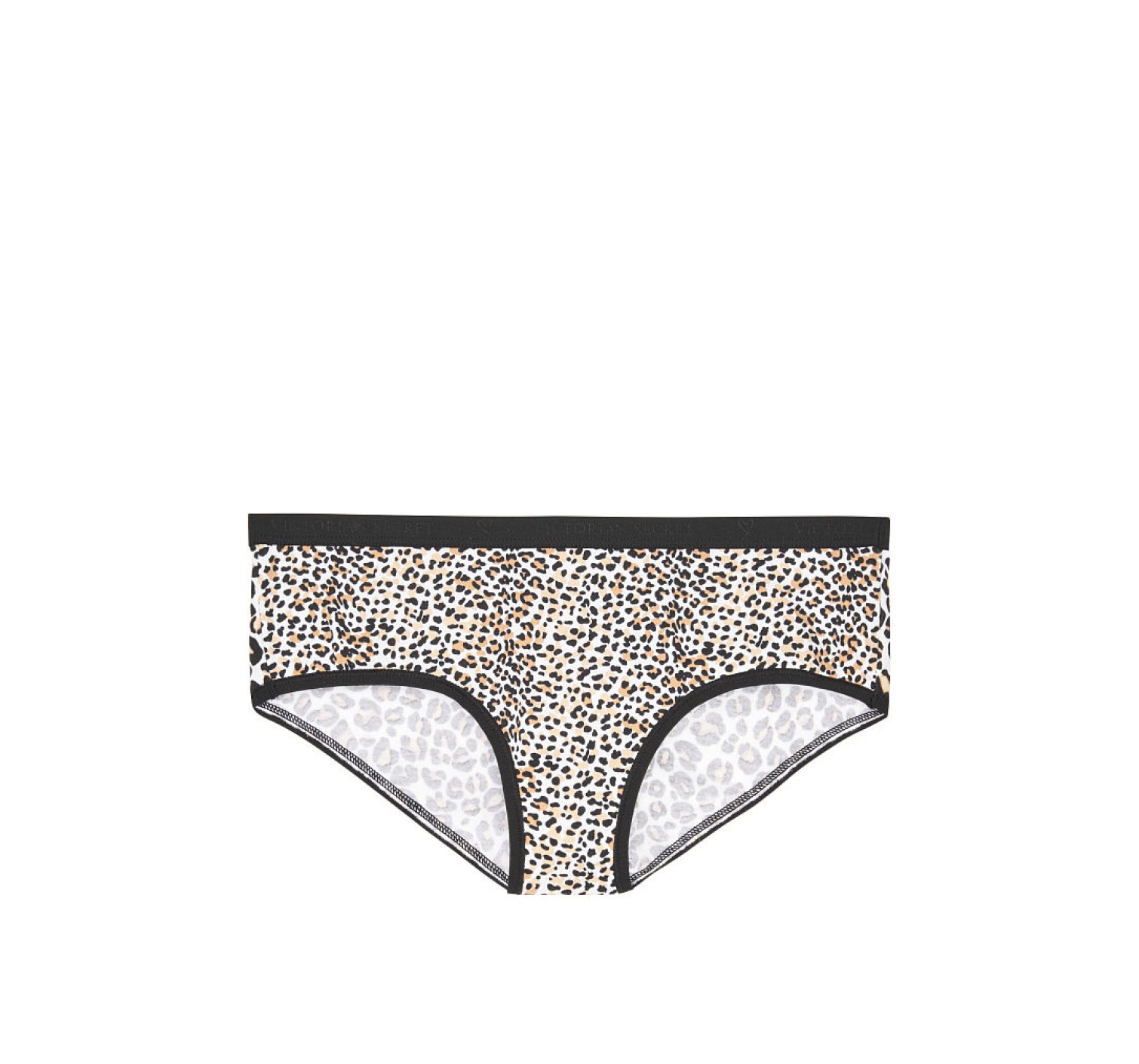 Трусики Victoria's Secret Leo print Cotton Hiphugger panty VS logo