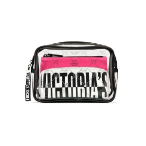 3 в 1 косметичка Victoria's Secret Beauty Bag Trio VS MONOGRAM