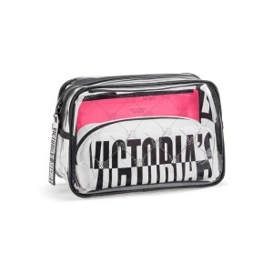 3 в 1 косметичка Victoria's Secret Beauty Bag Trio VS MONOGRAM