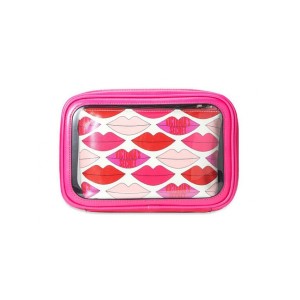 3 в 1 косметичка Victoria's Secret Beauty Bag Trio VS GRAPHIC LIPS