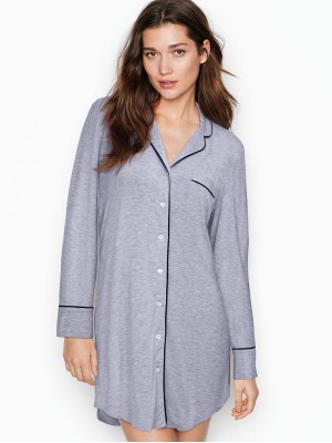 Ночная рубашка Victoria’s Secret Modal Long-Sleeve Sleepshirt