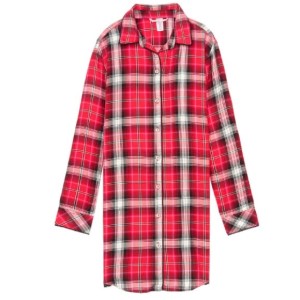 Ночная рубашка Victoria’s Secret Flannel Sleep Shirt Top