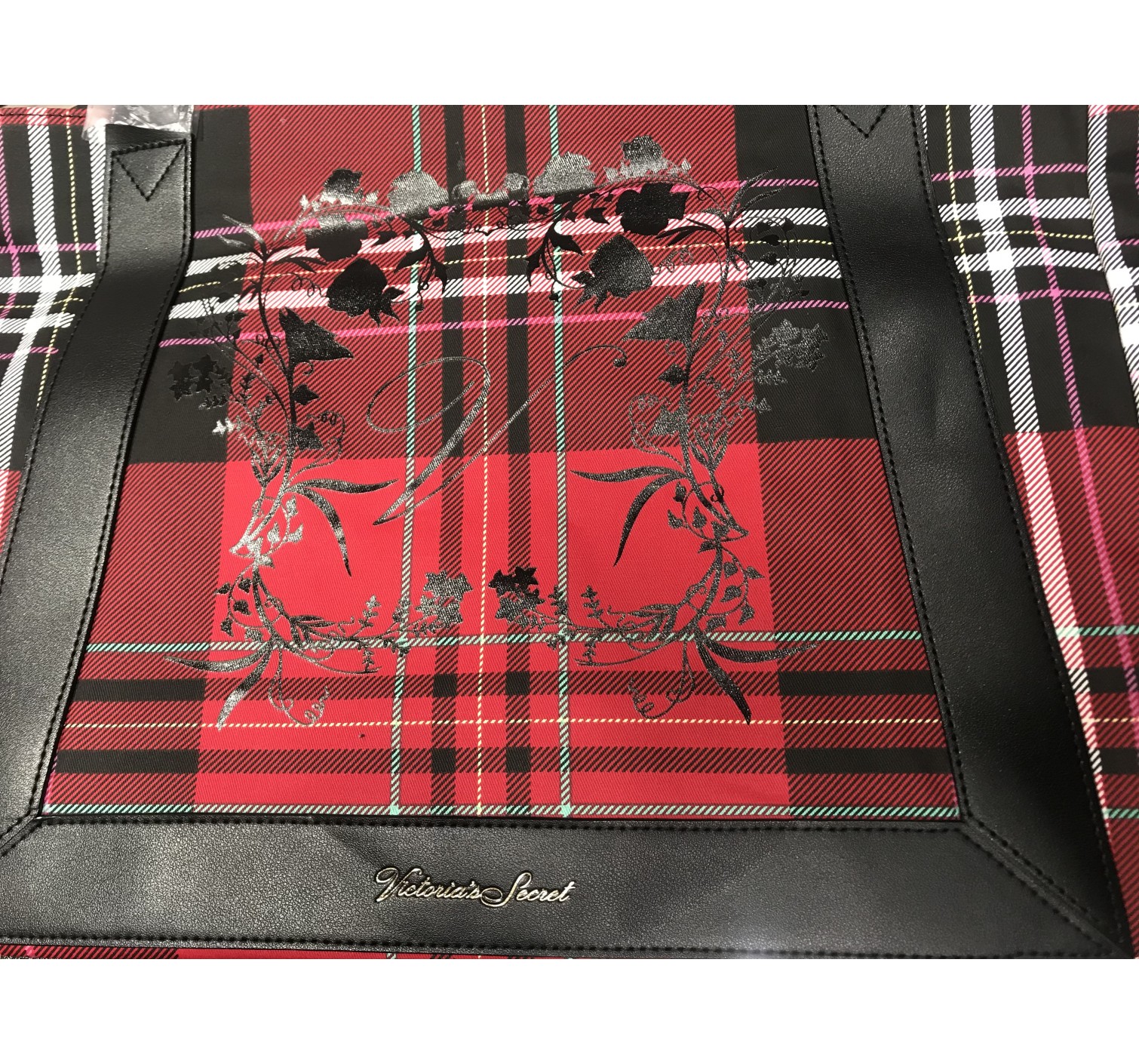 Пляжная сумка Victoria's Secret Red plaid tote