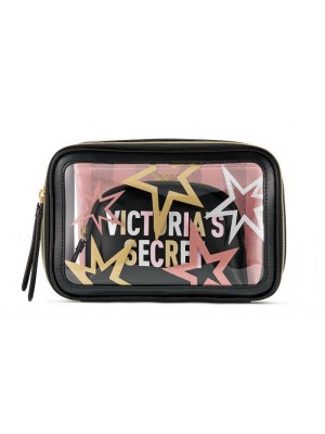 3 в 1 косметичка Victoria’s Secret Beauty Bag Trio print Stars