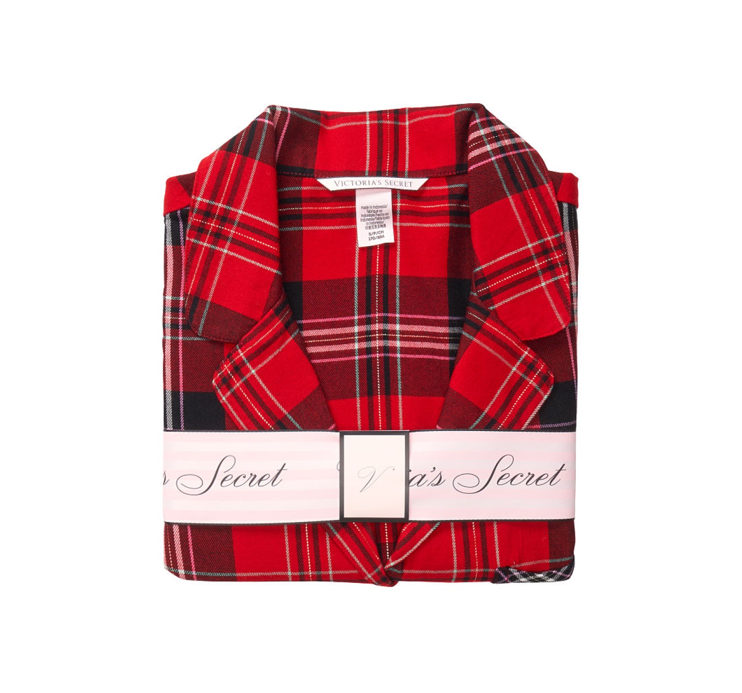 Фланелевая пижама c шортами Victoria’s Secret Flannel Short PJ Set