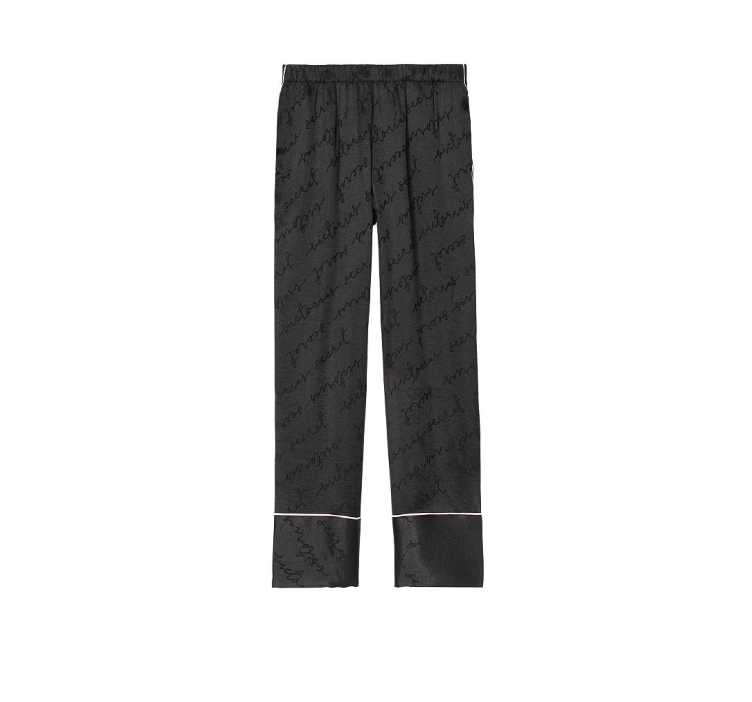  Пижама Victoria’s Secret The Satin Black logo PJ Set
