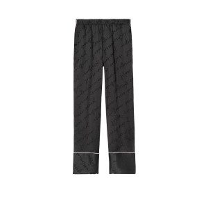  Пижама Victoria’s Secret The Satin Black logo PJ Set
