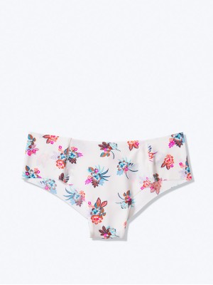 Трусики бесшовные Victoria's Secret fllower print Cheekster panty