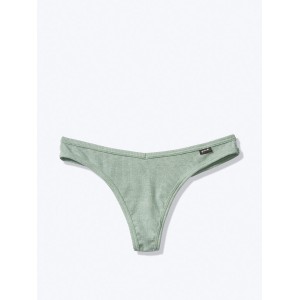 Трусики Victoria's Secret PINK Cotton Thong panty grey