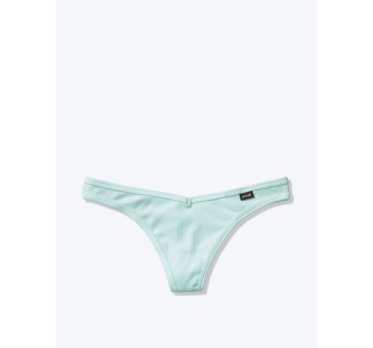 Трусики Victoria's Secret PINK Cotton Thong panty mint