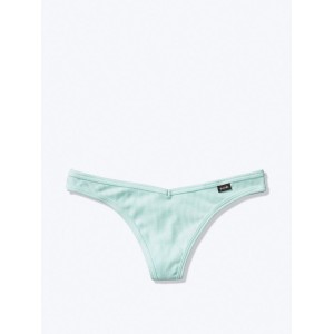 Трусики Victoria's Secret PINK Cotton Thong panty mint