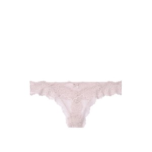 Трусики Victoria's Secret Dream Angels Lace Thong panty Lilac moon