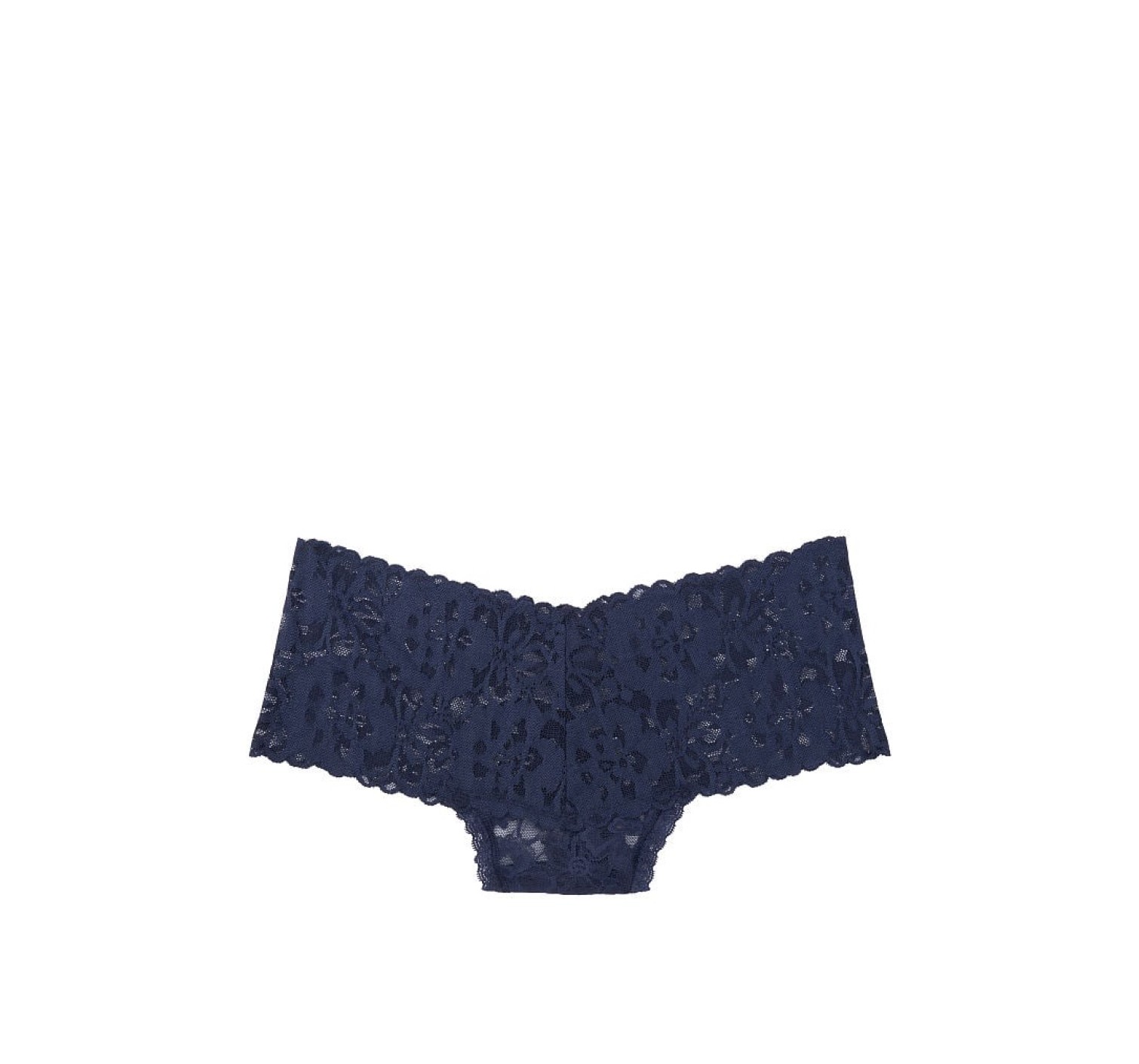 Трусики Victoria's Secret High-rise Thong panty Blue Floral Lace