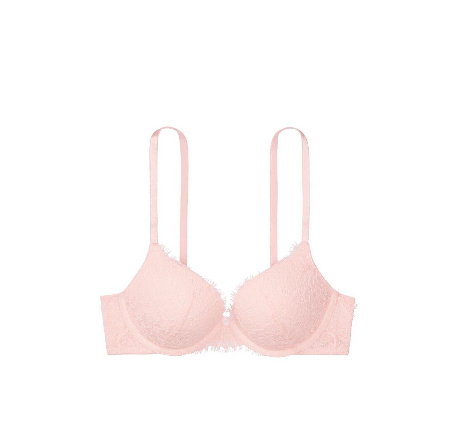 Бюстгальтер Victoria’s Secret Dream Angels Push-up Bra Apricot Lace 