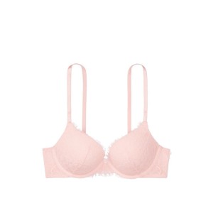Бюстгальтер Victoria’s Secret Dream Angels Push-up Bra Apricot Lace 