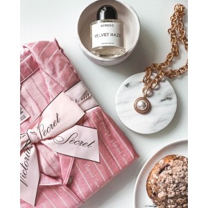 Пижама Victoria’s Secret The Satin PJ Set Pink Stripes
