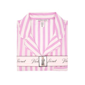 Пижама Victoria’s Secret Pink Stripes Cotton Short PJ Set