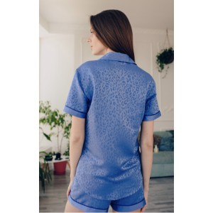 Сатиновая пижама Victoria’s Secret Sky Blue Satin Short PJ Set