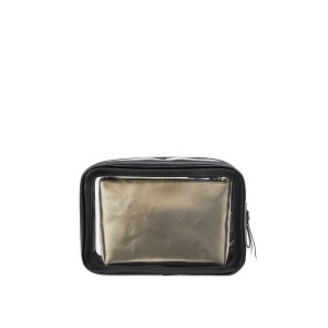 3 в 1 косметичка Victoria's Secret Beauty Bag Trio Black Lily Lace