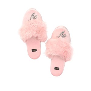 Домашние тапочки Victoria’s Secret Slippers Shine Logo V