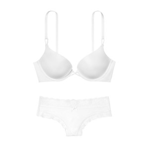 Комплект белья Victoria’s Secret Very Sexy Bombshell Add-2-cups White Bra set