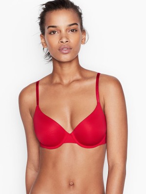 Бюстгальтер Victoria's Secret THE T-SHIRT Push-up full coverage Red Bra