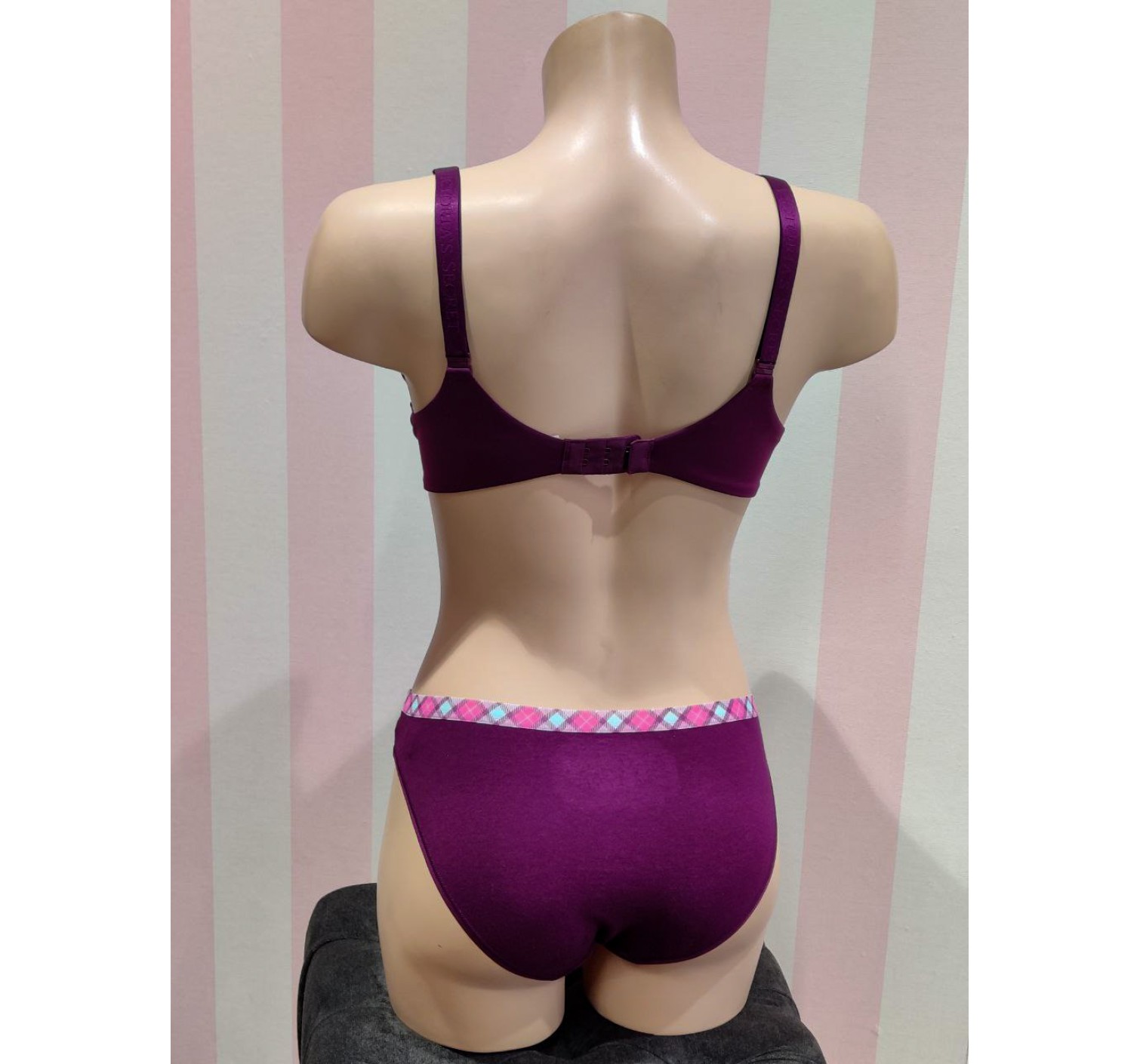Комплект белья Victoria’s Secret Logo Bra set - bikini panty M + Bra  