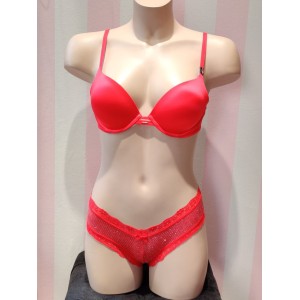 Комплект белья Victoria’s Secret Very Sexy Push-up Bra set & Shine Lipstick Cheeky panty