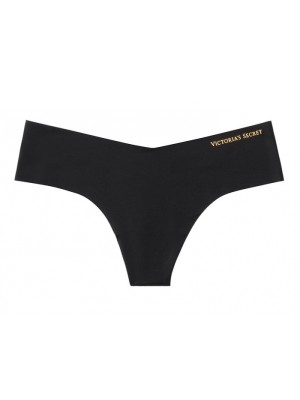 Трусики стринги Victoria’s Secret No-show Black Thong panty