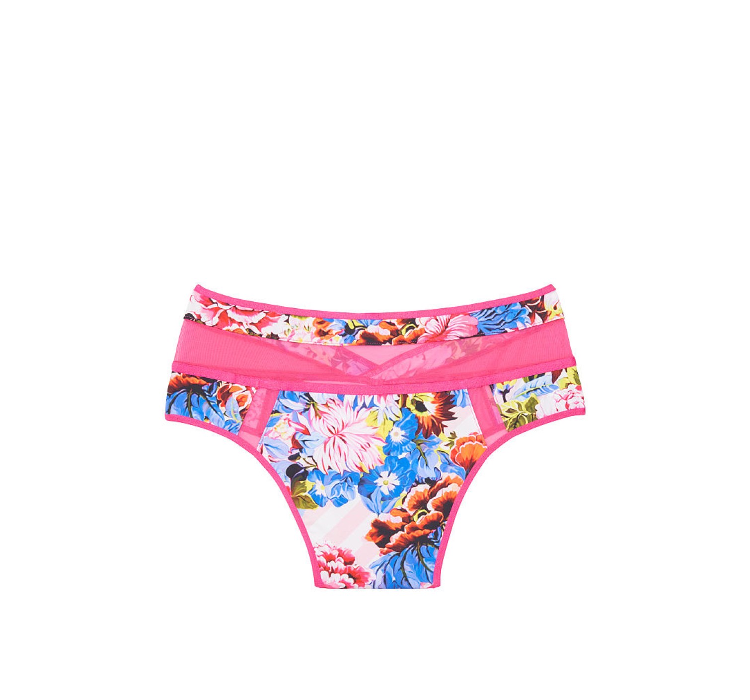 Комплект белья Victoria’s Secret x Mary Katrantzou Floral Lined Denim Bra & Floral Cheekini Panty