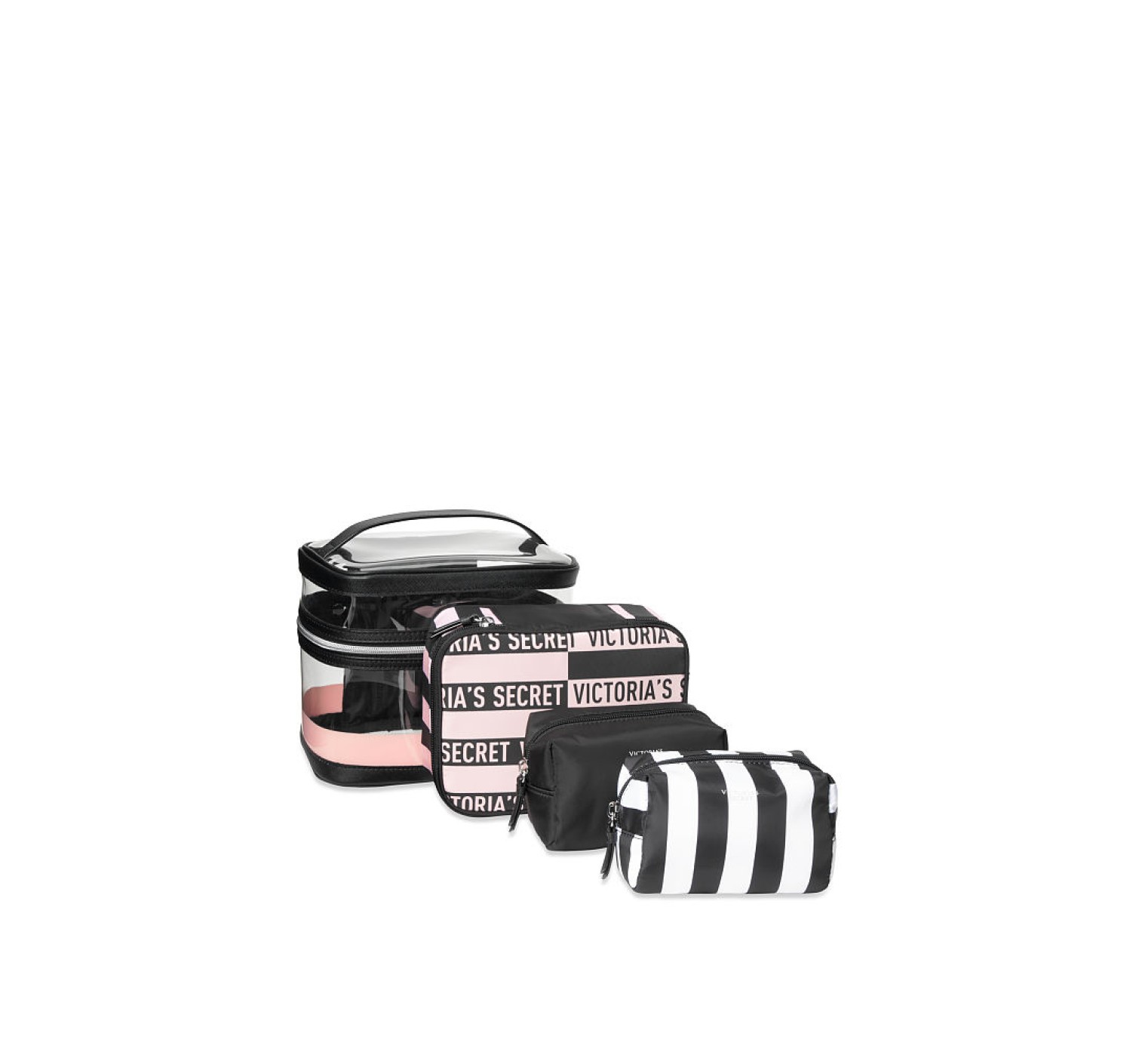 4 в 1 Набор косметичек VICTORIA'S SECRET Signature mix Beauty Bag Set