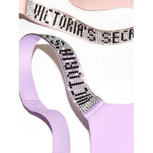 Бюстгальтер Victoria's Secret T-shirt push-up full coverage Crystal shine strap bra