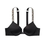 Бюстгальтер Very Sexy Rhinestone Shine Strap Leopard Push Up Bra